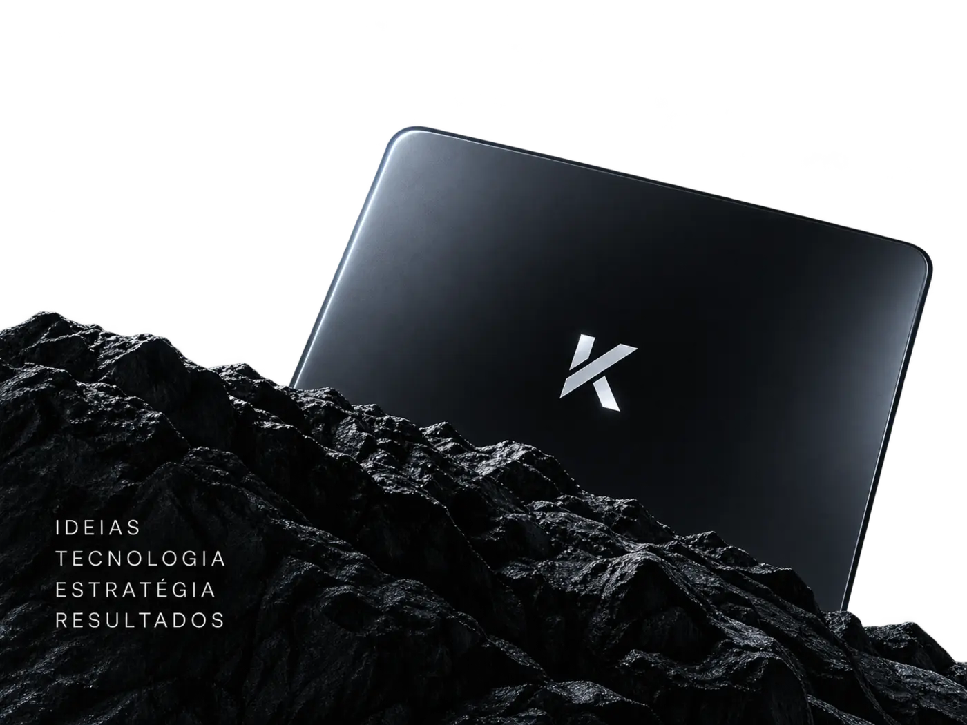 Notebook KOVA em cenário tecnológico